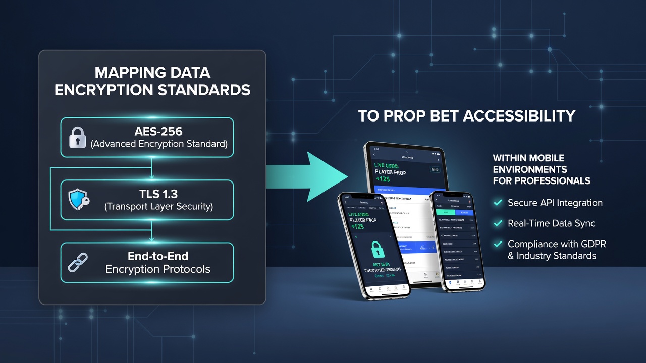 Close-up of secure mobile app screen showing darts prop bet selections with encryption indicators