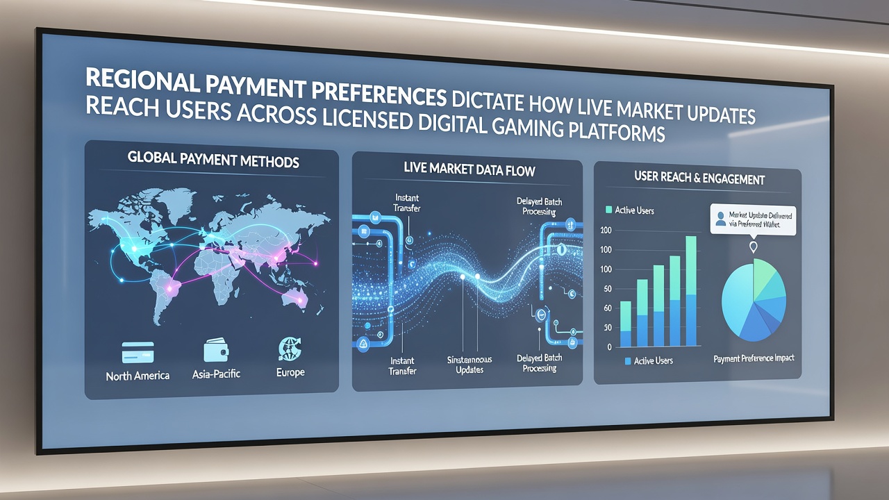 Diagram of payment gateways influencing real-time market data distribution in global gambling networks