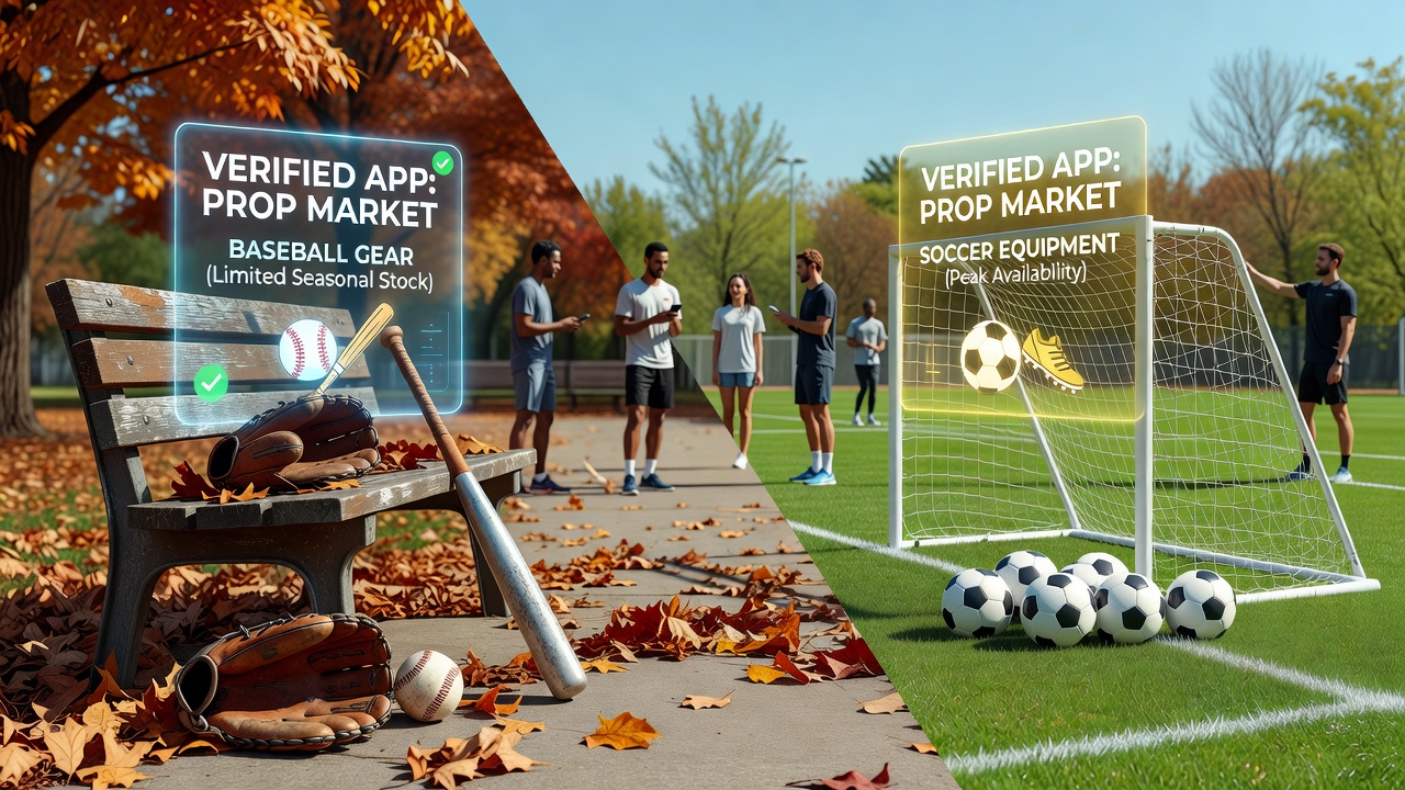Mobile betting app interface displaying weather-adjusted prop markets for baseball and soccer